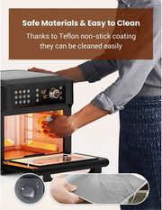 Air Fryer - Airfryer Oven - Heteluchtfriteuse - 15L - 1700W - 5 Accessoires - PFAS-vrij - 80 tot 200 Graden - Zwart