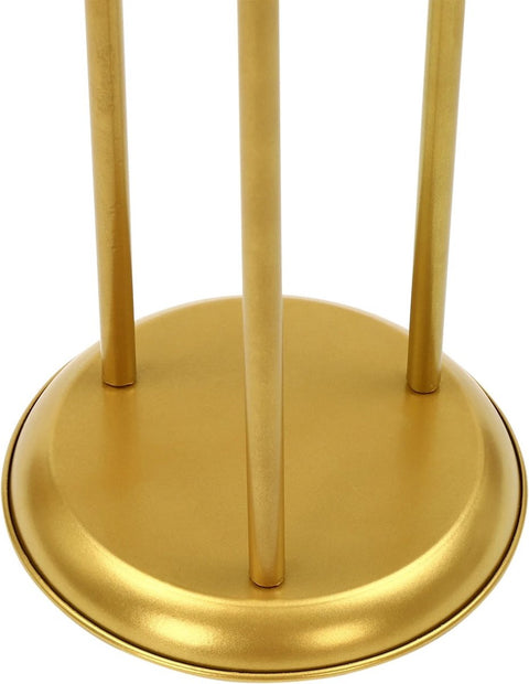 Set van 6 Gouden Bloemenstands - 80 cm Hoge Decoratieve Middelpunt Vazen voor Bruiloften en Feestdecoratie - Bruiloft Decoratie - Luxe Bloem Display Stand