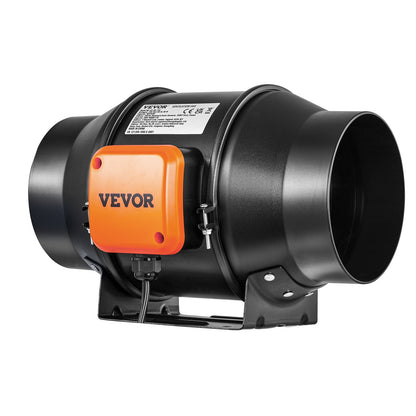 Inline Ventilator – Afzuigventilator – Kanaalventilator – Ventilatieventilator – HVACT Ventilator – 6 Inch – EC Motor Met Variabele Snelheidsregeling – Energiezuinig En Stil