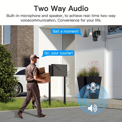 Beveiligingscamera – Camerabewaking – Buitencamera – Draadloze Camera – IP Camera – 1080p Full HD – PIR Bewegingssensor & Kleurennachtzicht