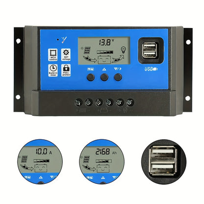 200W Zonnepanelen Kit – Zonnepaneel Set – Solar Panel – Zonne-energie Systeem – Zonnepaneel Off-Grid – Monokristallijn – IP67 Waterdicht – 20A PWM Laadregelaar