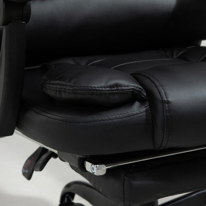 Bureaustoel – Ergonomische Stoel – Office Chair – Gamingstoel – Draaistoel – Verstelbare Hoogte – Geïntegreerd Massagepunten & Voetensteun – Stabiel Metalen Frame & Lendensteun