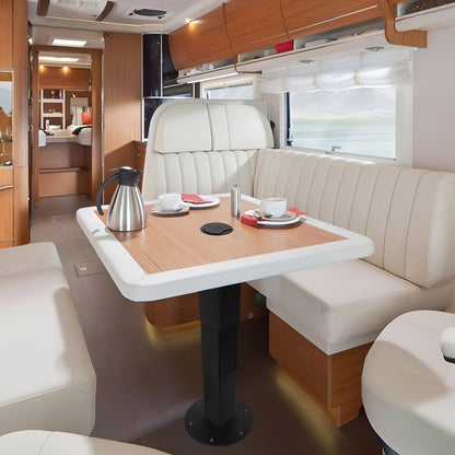 Verstelbare Tafelpoten – Tafelpoot Verstelbaar – Tafelzuil – Tafelonderstel – Pneumatische Lift – Hoogte 33-73 cm – Draagkracht 81,65 kg – Aluminium & ABS – Ruimtebesparend Design