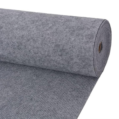 Vloerbedekking – Tapijt – Karpet – Loopmat – Vloerkleed – Grijs – Duurzaam Polyester – 1,2 x 10 Meter