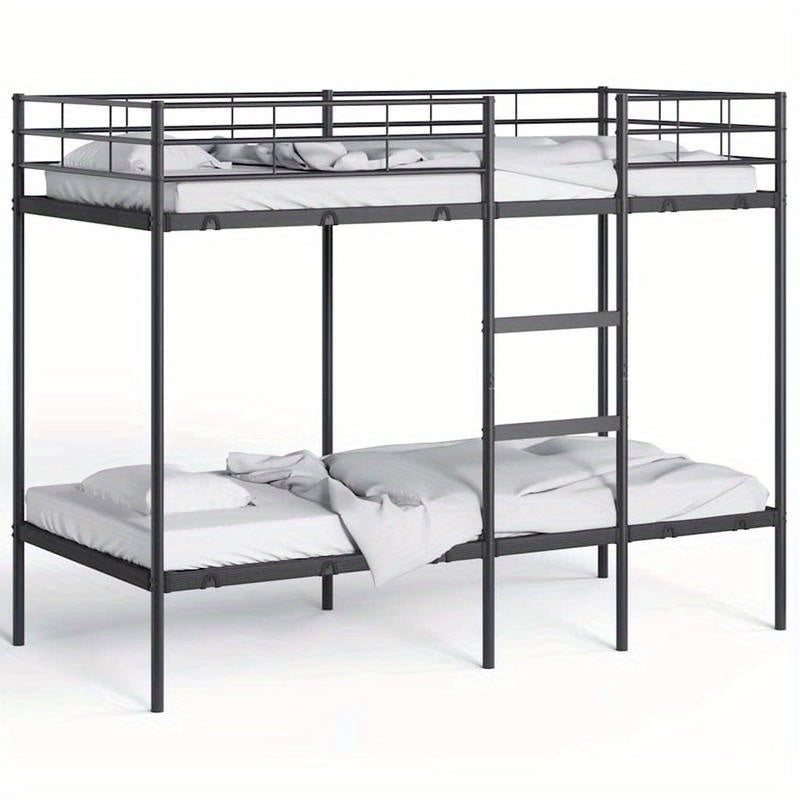 Vintage Bedframe – Houten Bed – Platformbed – Bed Met Laden – Jeugdbed – 180x200 cm – Duurzaam Metalen Frame – 5-Laden Opbergruimte – Brun