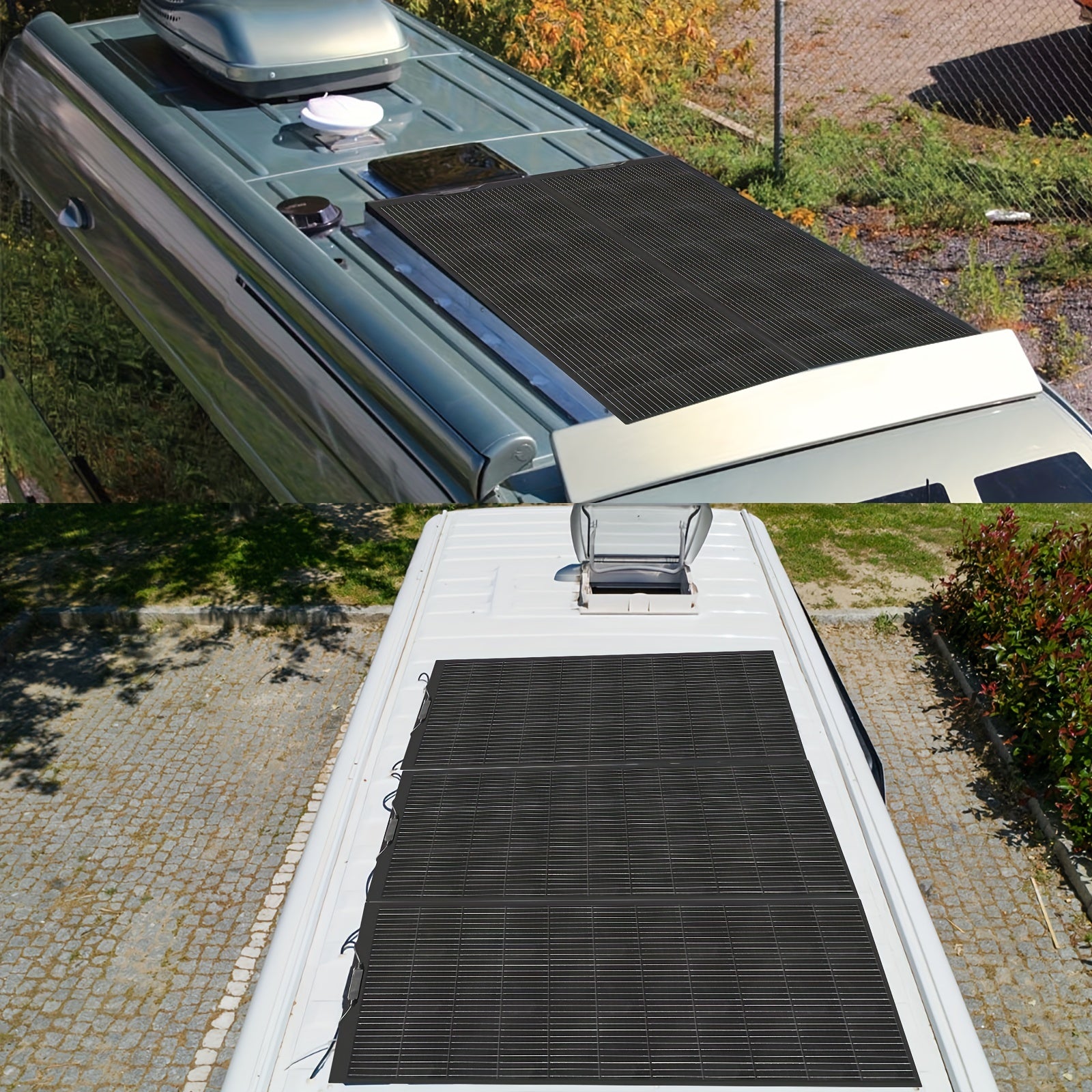 Flexibel Zonnepaneel – Buigzaam Zonnepaneel – Lichtgewicht Zonnepaneel – Monokristallijn Paneel – 220W Vermogen – Weerbestendig – Tot 36V Uitgangsspanning - QUORE