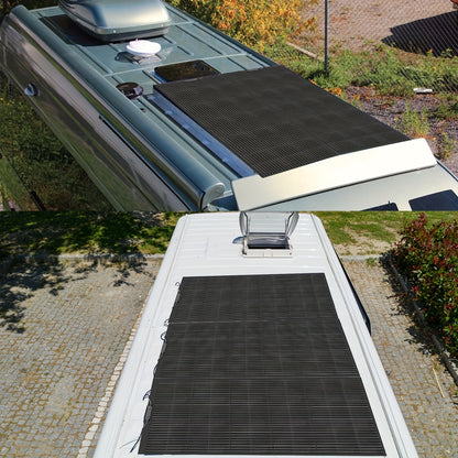 Flexibele Zonnepaneelset – Buigzame Zonnepanelen – Lichtgewicht Zonnepanelen – Zonne-energiesysteem – 220W Vermogen – Hoog Rendement 23%