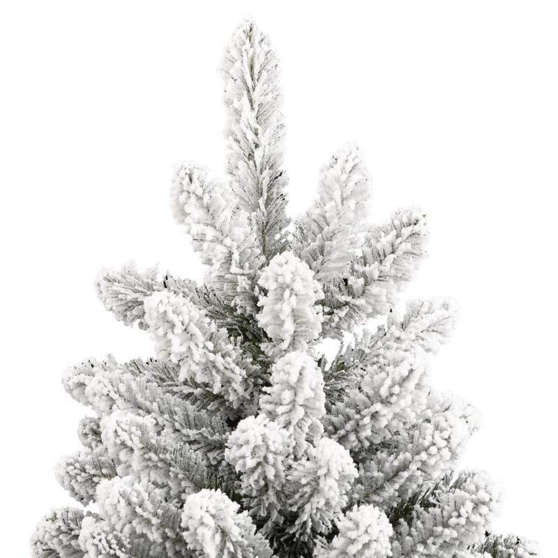 Kerstboom – Kunstkerstboom – Dennenboom – Kunstboom – Inklapbare Boom – 240 cm Hoog – Realistisch Besneeuwd Effect – Stevige Metalen Standaard
