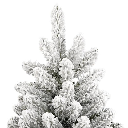 Kerstboom – Kunstkerstboom – Dennenboom – Kunstboom – Inklapbare Boom – 240 cm Hoog – Realistisch Besneeuwd Effect – Stevige Metalen Standaard