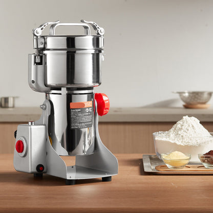 Krachtige Graanmaler – Specerijenmaler – Kruidenmolen – Elektrische Grinder – 2000W Motor – 500 Gram Capaciteit