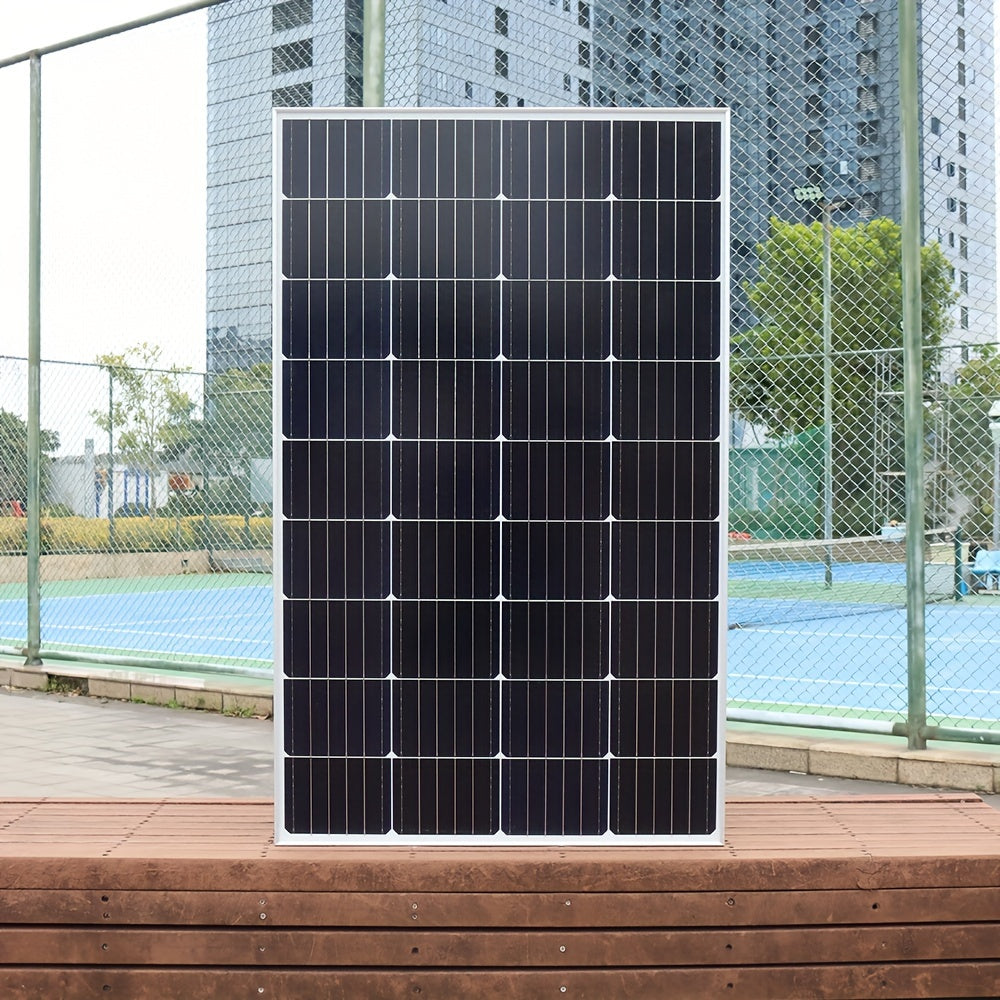 Monokristallijn Zonnepaneel – Zonnecel – Solar Panel – Campingpaneel – Off-Grid Paneel – 150 Watt Vermogen – 12V/24V Geschikt – Weerbestendig Ontwerp