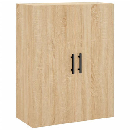 Highboard – Ladekast – Dressoir – Opbergkast – Sideboard – Sonoma Eiken – Duurzaam Houtcomposiet – Metalen Poten – 69,5x34x180 cm