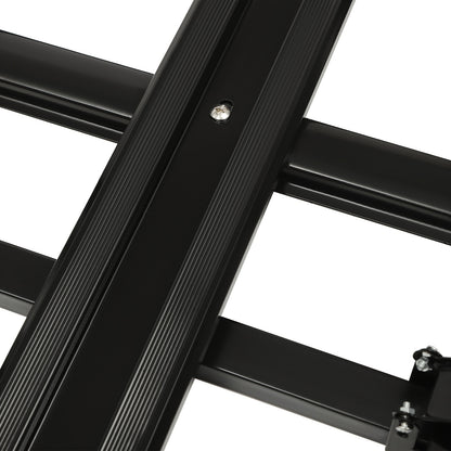 Universal Aluminium Car Roof Rack Basket Cargo Luggage Carrier Adjustable 140cm