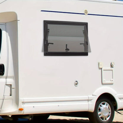 Camperraam – Caravanraam – Busraam – Trailerraam – Ombouwraam – Aluminiumlegering & Gehard Glas – Maximale Opening 65°