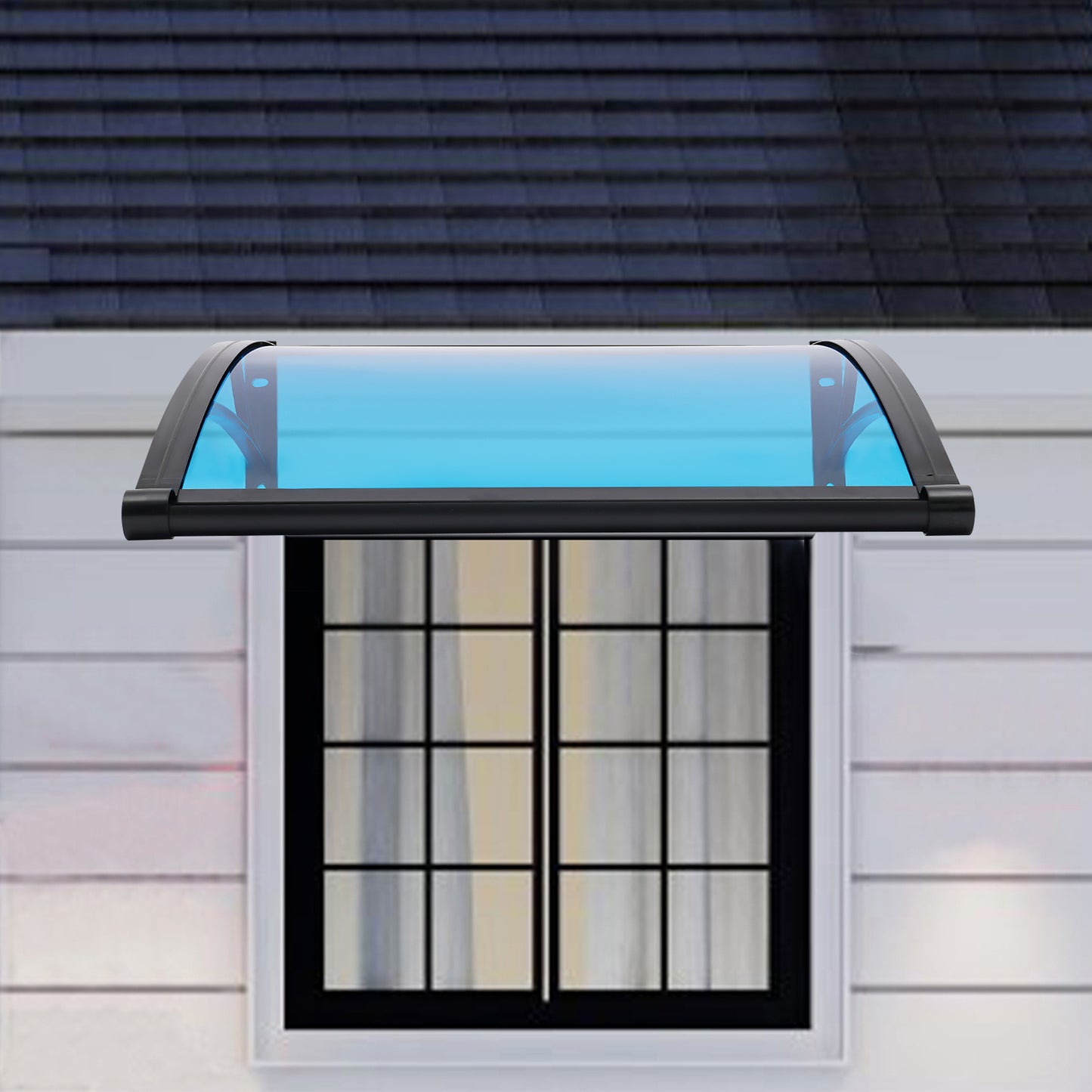 Zonnescherm Aluminium Luifel – Raamluifel – Deurluifel – Overkapping – Aluminium Kap – 82x77 cm – Weerbestendig & UV-bestendig