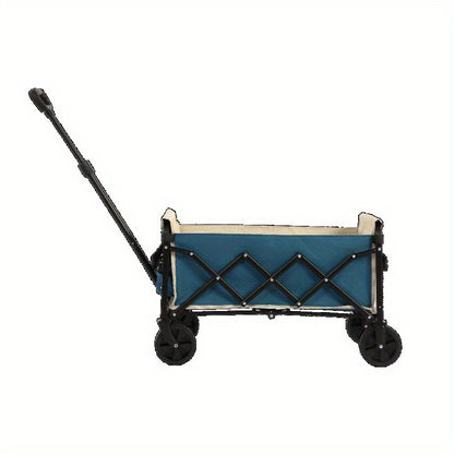 Bolderwagen – Bolderkar – Transportkar – Strandkar – Trekkar – Opvouwbaar – All-Terrain Wielen – Lichtgewicht & Stevig Frame