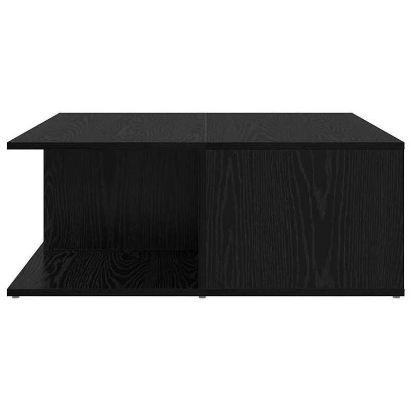 Coffee table met lade met opslag Black Oak 80 x 80 x 31cm Edited Wood Removable, suitable for indoor use and suitable for all seasons