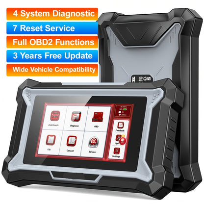 OBD2 Scanner – Auto Uitleesapparaat – Diagnoseapparaat – Uitleesapparatuur – Codelezer – Bidirectionele 4-Systemen Diagnose – 7 Resetfuncties inclusief ABS Ontluchten