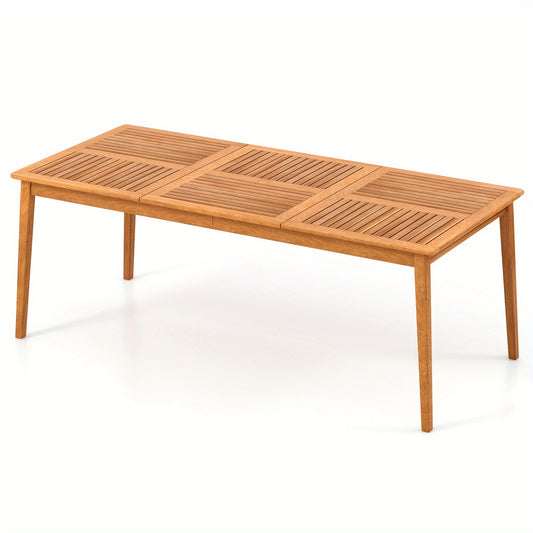 Picknicktafel – Tuintafel – Buitenmeubel – Bistrotafel – Tuinbank – Acaciahout – 8 Personen – Parasolgat 4,98 cm
