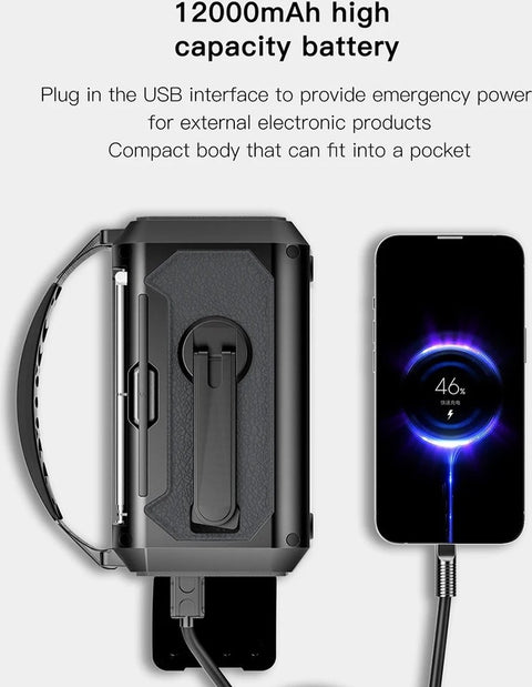 Noodradio - SOS Noodradio - Radio - Zonnepaneel - Led Verlichting - Zonne Energie - Emergency Radio - SOS Radio