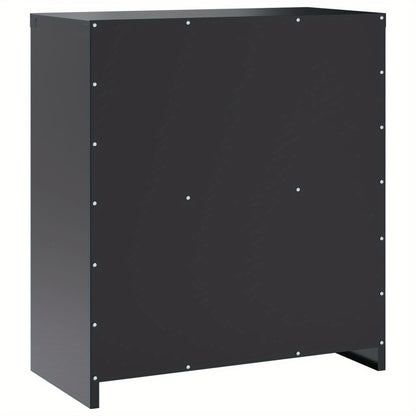 Archiefkast – Opbergkast – Documentenkast – Vakkenkast – Ladeblok – Stalen Ontwerp – 79x40x90 cm – Antraciet