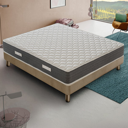 Pocketveringmatras – Orthopedisch Matras – Stevig Matras – Ergonomisch Matras – 160x190 cm – 30 cm Hoogte – 5 cm Thermisch Geheugenfoam – Ademend & Hypoallergeen