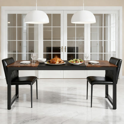Eettafel – Tafel – Keukentafel – Eetkamertafel – Meubel – Industrieel Design – 160x80 cm – Robuust Metalen Onderstel
