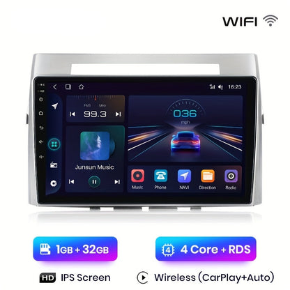 Multimedia Speler – Auto Radio – Navigatiesysteem – 2-DIN Systeem – Draadloze Car Play – Wi-Fi Connectiviteit – 9 Inch Touchscreen – Android Auto en CarPlay Ondersteuning