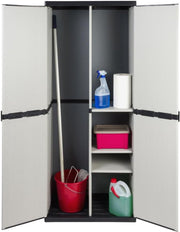 Tuinkast Kunststof - Tuinkist - Tuinkasten voor Buiten - Tuinberging - Grijs