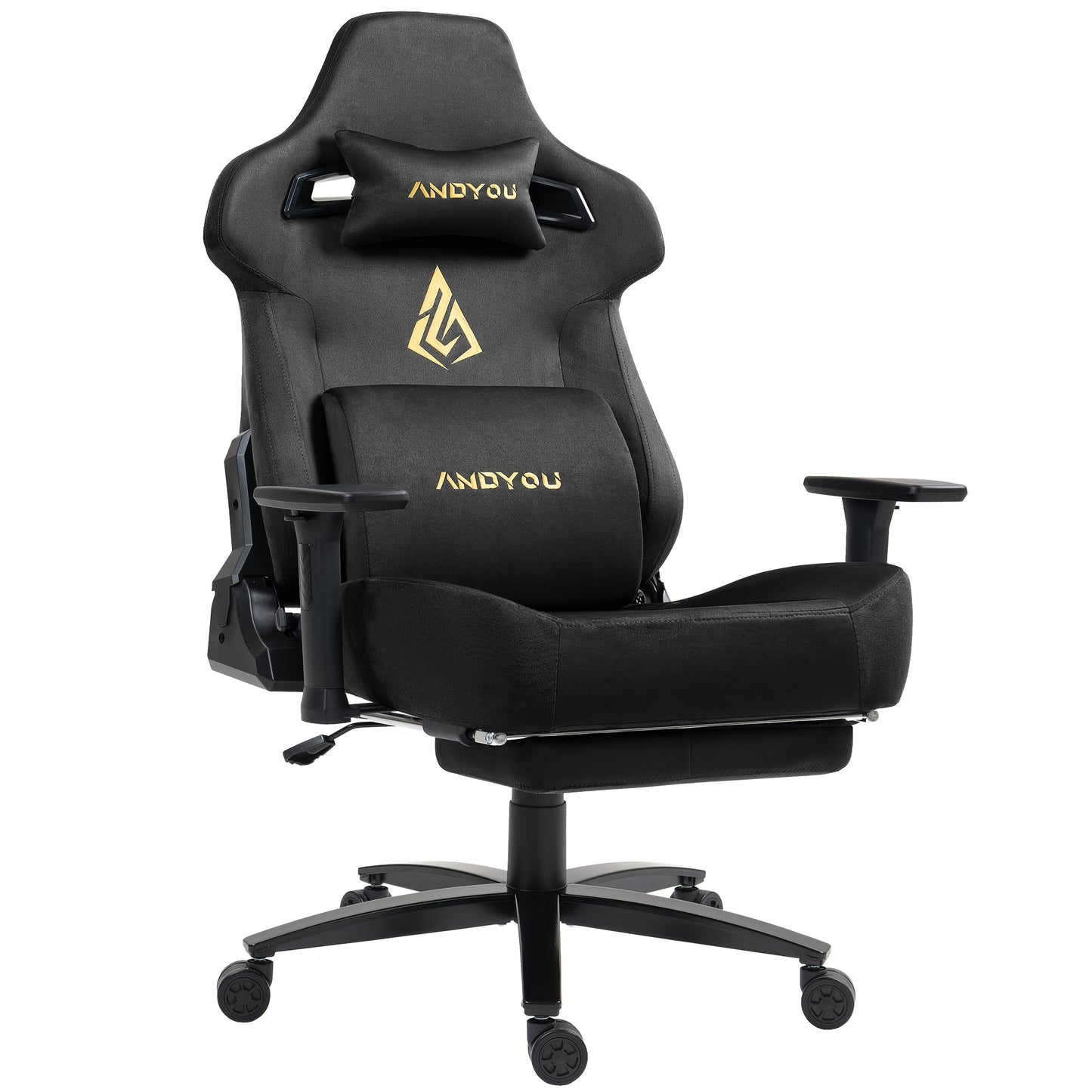 3D Armrests+220kg Load, Andyou Office, Chair Ergonomic PC Chair - Faux, 18° Tilt, 90-155° Recline, Office Chair.