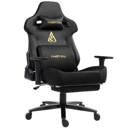 3D Armrests+220kg Load, Andyou Office, Chair Ergonomic PC Chair - Faux, 18° Tilt, 90-155° Recline, Office Chair.