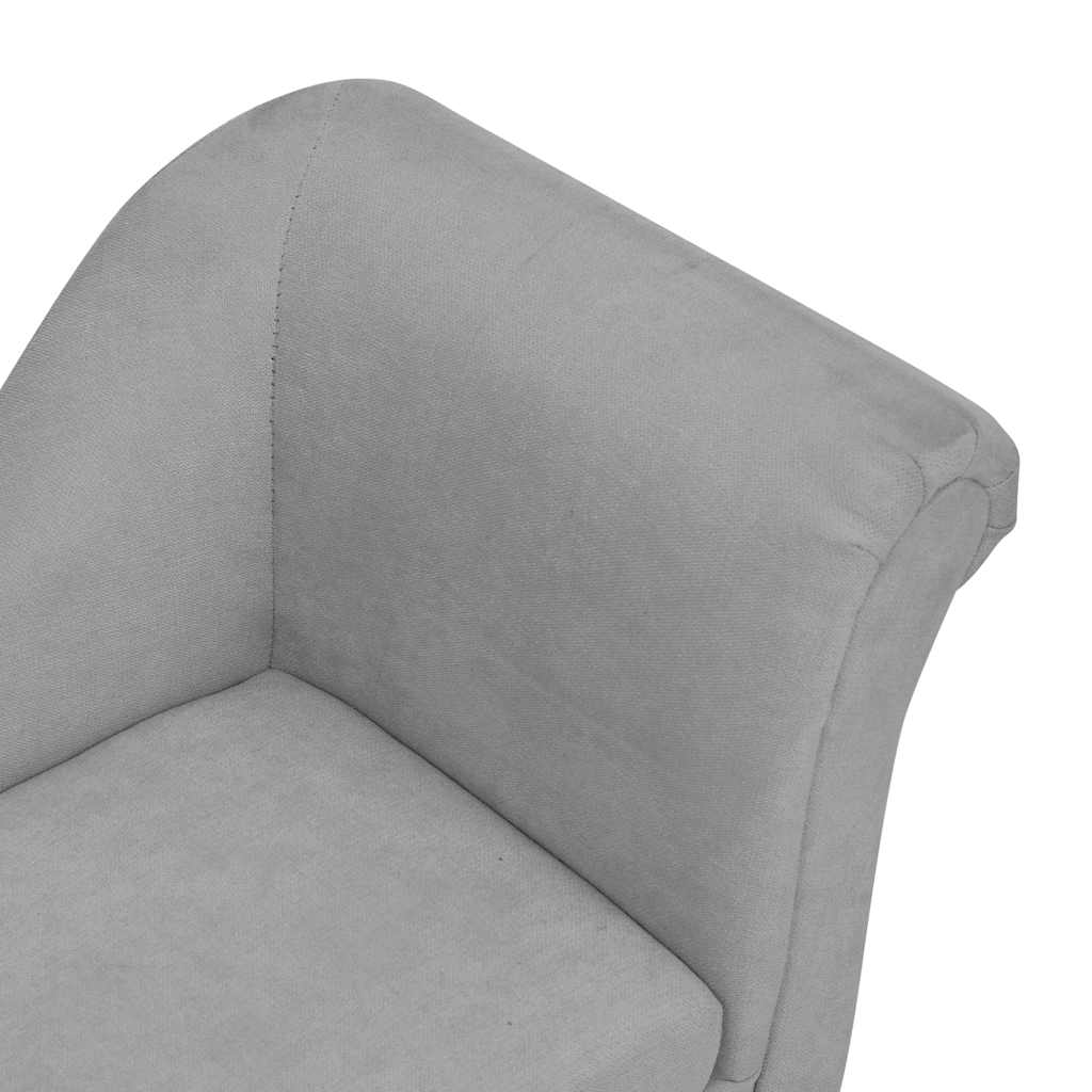 Dierenbank – Huisdieren Sofa – Hondenbed – Kattenmand – Zacht Dierenkussen – Grijs – Stevig Houten Frame – Wasbare Polyester Hoes
