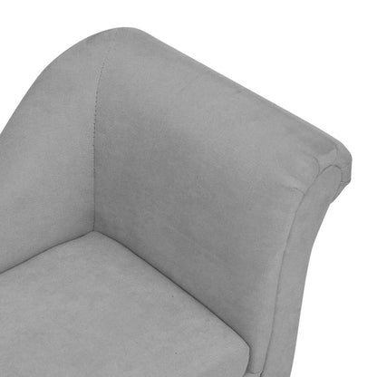 Dierenbank – Huisdieren Sofa – Hondenbed – Kattenmand – Zacht Dierenkussen – Grijs – Stevig Houten Frame – Wasbare Polyester Hoes