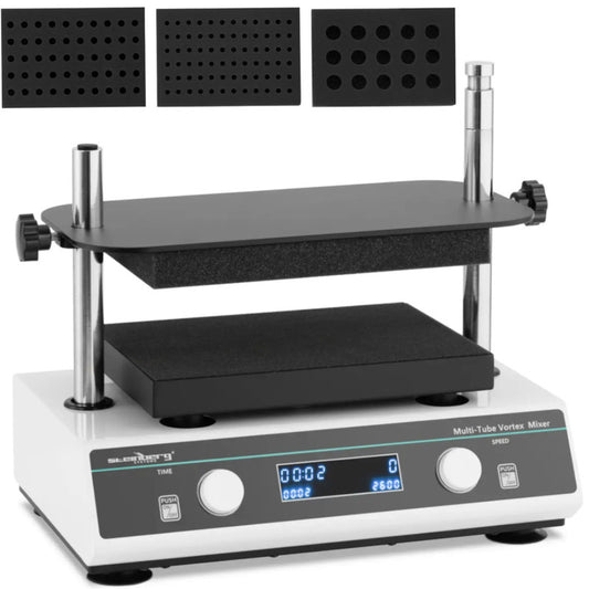 Laboratorium Vortex Shaker – Mixer – Schudapparaat – Menger – Vortexmixer – Instelbaar Toerental 500-3000 RPM – Krachtige 100 Watt Motor