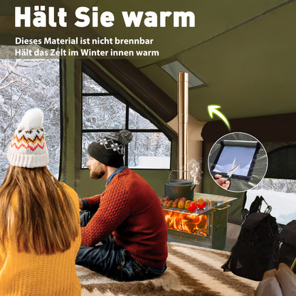Opblaasbare Tent – Lucht Tent – Kampeertent – Festival Tent – Familietent – Militair Groen 3x2,1m – Snelle Installatie met Handpomp – Duurzaam 420D Oxford Materiaal