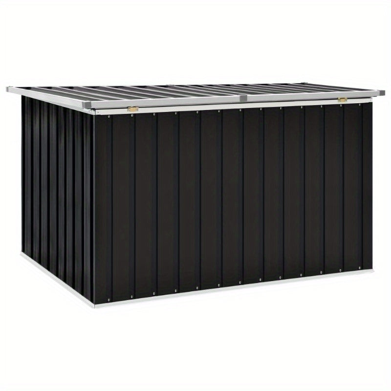 Outdoor Storage Boxes, Garden Storage Boxes, Anthracite Garden Box 149x99x93 cm, Suitable for Outdoor and Garden Use