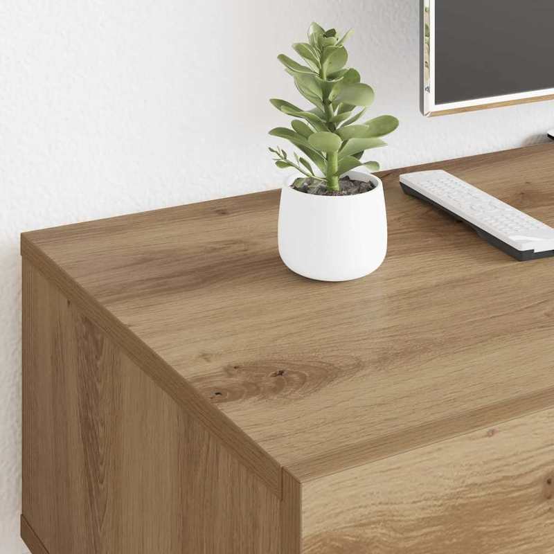 TV-kast – TV-meubel – Mediakast – Tv-console – Opbergkast – Rustiek Eikenhout – Compact Formaat 150x36x30 cm