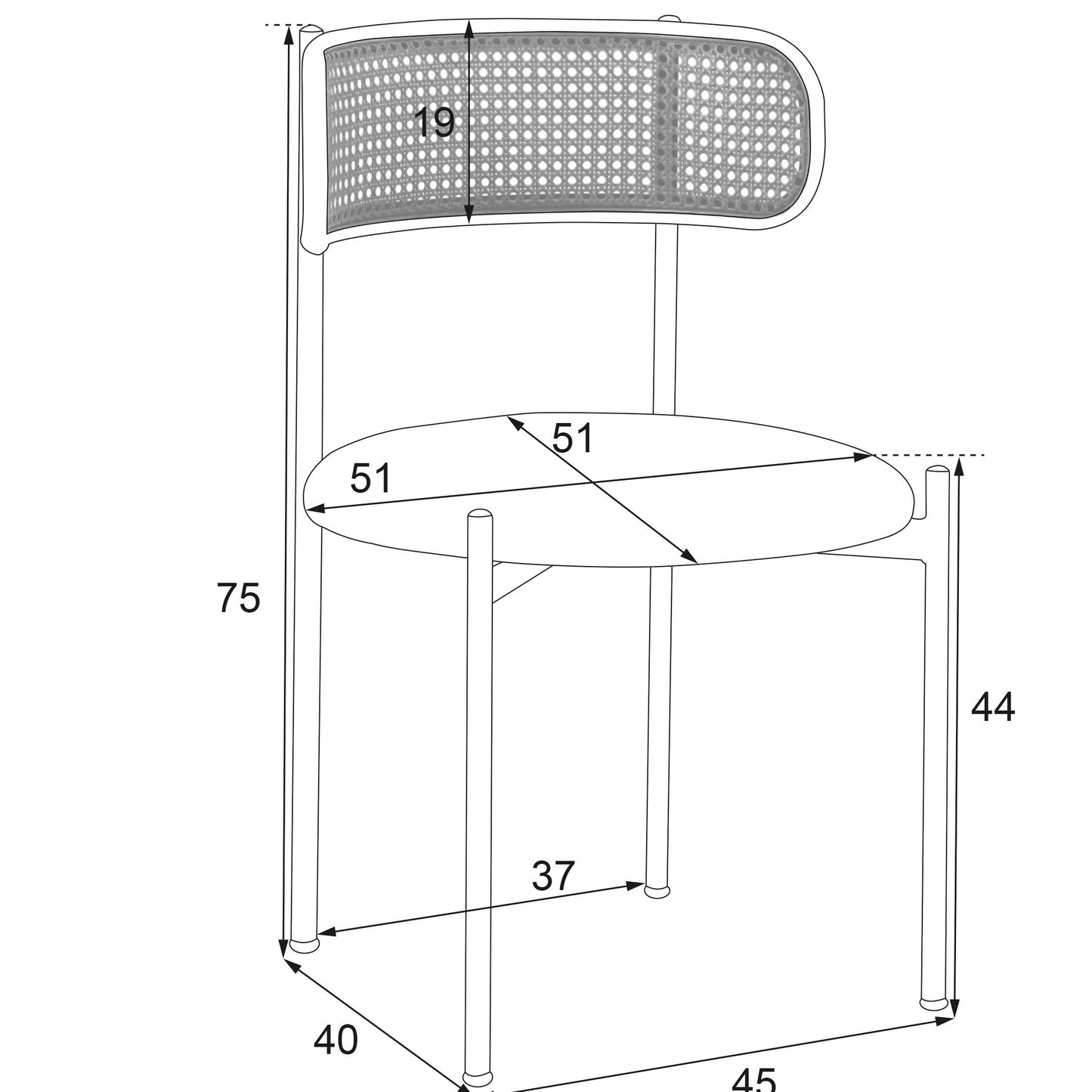 Eetkamerstoelen – Stoelen – Zitstoelen – Lounge Stoelen – Stoelen Set – Modern Minimalistisch – Set Van 4 – Met Stabiele Metalen Poten – Comfortabel En Duurzaam – Grijs