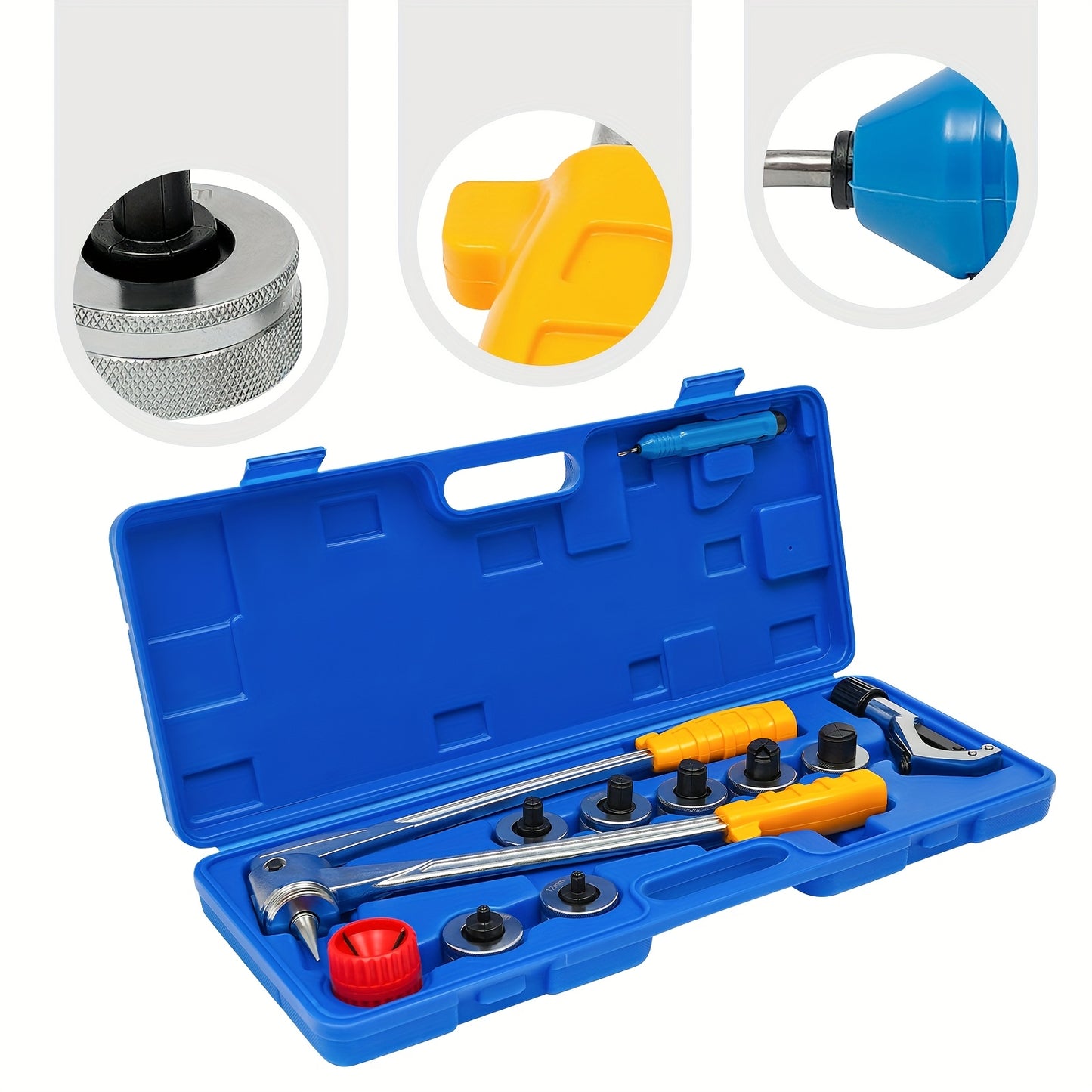 Buisvergroter – Pijpuitzetter – Buisuitzetter – Buisset – Leidingset – Handmatig – 10-28 mm – Gehard Staal
