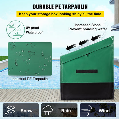 Buitenopslagbox – Tuinbox – Opbergbox Buiten – Terrasbox – Balkonbox – Waterdicht – 230 Gallon Ruimte