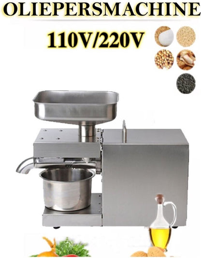 Oliepers Machine - Notenmaler - Notenpers - 1500W - QUORE