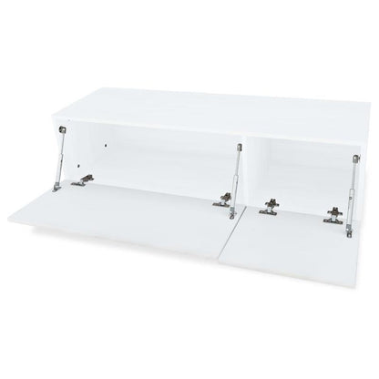 TV Kast – Tv Meubel – Mediameubel – TV Dressoir – Tv Meubel Set – Hoogglans Wit – Houtmateriaal 120x40x34 cm