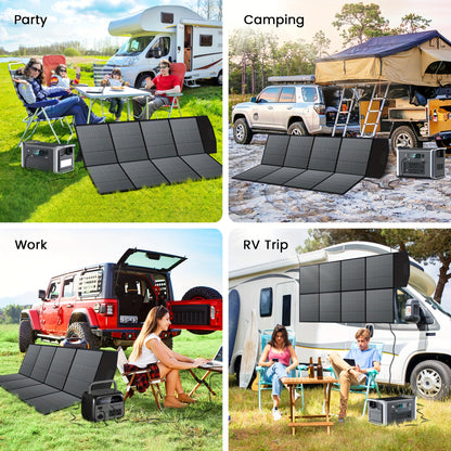 Draagbare Zonnepaneel Oplader – Solar Charger – Zonnepaneel Lader – Mobiele Zonneoplader – Outdoor Solar Powerbank – 400W Vermogen – Opvouwbaar Design – Dubbele USB Snellader – Hoge Efficiëntie Zonnecellen – Duurzame EVA Behuizing