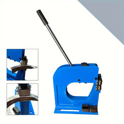 Plaatbewerkingstool – Krimp- en Rekwerktuig – Metaalvormgereedschap – Handbediend Gereedschap – Metaalbewerkingsinstrument – Tot 1,5 mm Plaatdikte – 216 mm Diepte – Robuust Metalen Design – Zonder Elektriciteit