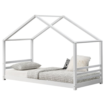 Vardø Kids' Bed House Bed 90x200cm White