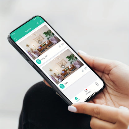 Beveiligingscamera – Camerabewaking – Buitencamera – Huisbeveiliging – Draadloze Camera – 4-delig – Zonne-energie – Kleurennachtzicht & Mensdetectie