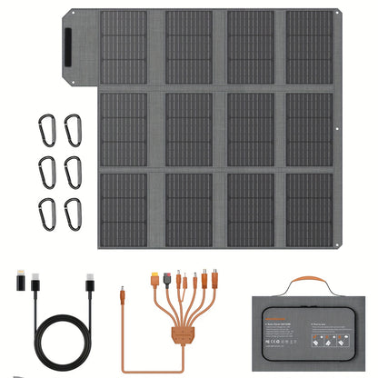 Zonnepaneel – Solar Panel – Zonnepanelen – Opvouwbaar Zonnepaneel – Draagbaar Zonnepaneel – 120W Hoog Rendement – USB DC AC Aansluitingen