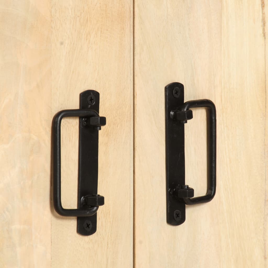 Boekenkast – Boekenrek – Vakkenkast – Stellingkast – Opbergkast – Massief Mango Hout – Industrieel Metaal Frame