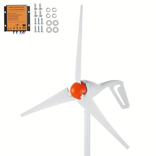 Windmolen – Windturbine – Windgenerator – Windenergie Generator – 12V 5-Bladig – 500W Vermogen – MPPT Controller inbegrepen