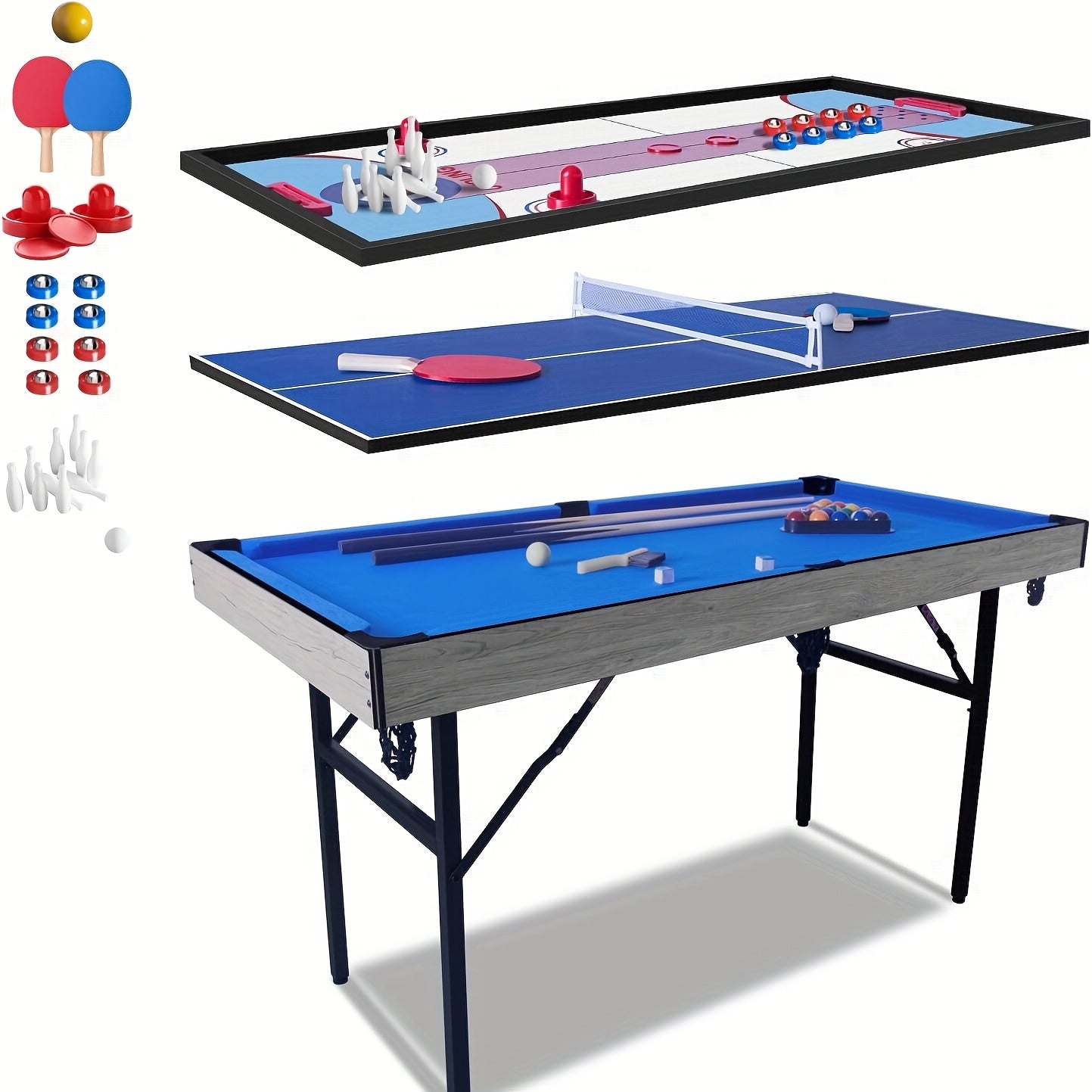 A 5-Foot Folding Table That Serves Three Functions, Making It an Ideal Present, Without Battery